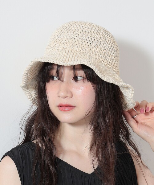 BEAMS HEART(ビームスハート)の「ミックス サーモ キャペリンハット(ハット・レディース・オリーブ/ブラック/ホワイト系その他5/ブラウン/グレー・ONE SIZE)」の2枚目の写真