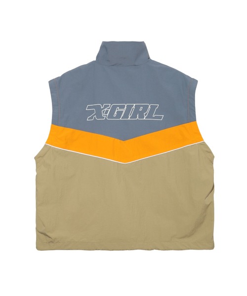 X-girl（エックスガール）の「2WAY TRACK JACKET（ブルゾン・レディース・ブラック/オリーブ/ベージュ・S/M）」の12枚目の写真