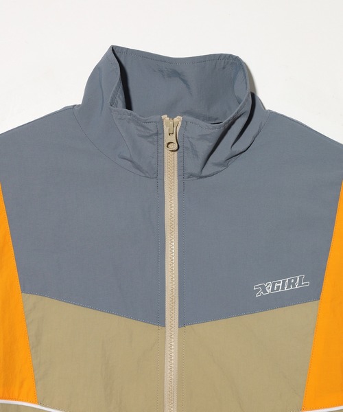 X-girl（エックスガール）の「2WAY TRACK JACKET（ブルゾン・レディース・ブラック/オリーブ/ベージュ・S/M）」の13枚目の写真