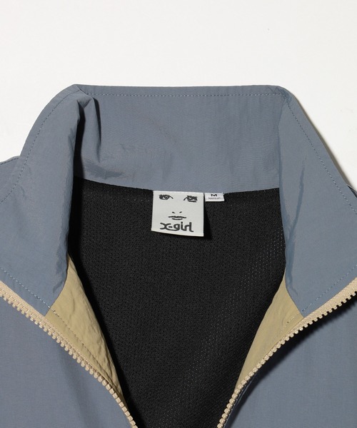 X-girl（エックスガール）の「2WAY TRACK JACKET（ブルゾン・レディース・ブラック/オリーブ/ベージュ・S/M）」の14枚目の写真