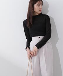 PROPORTION BODY DRESSING | ハイネックシアーカットソー / 1214160100(Tシャツ/カットソー)