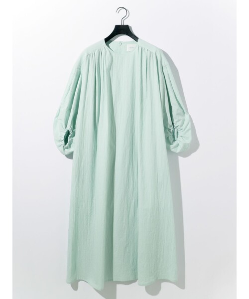 【セール】MIDIUMISOLID for Ladies パフスリーブワンピース（ワンピース）｜MIDIUMISOLID（ミディウミソリッド）