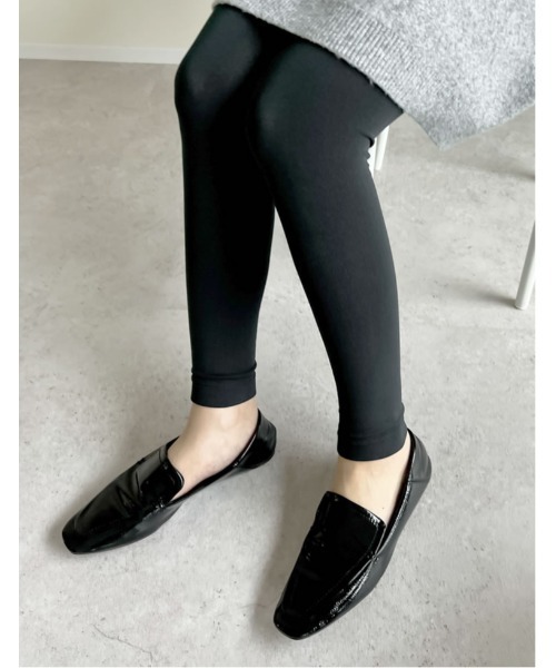 Re:EDIT（リエディ）の「150デニールあったかサーマル裏起毛レギンス[返品交換不可]（レギンス/スパッツ・レディース・チャコールグレー/ブラック/グレー・M～Ｌ/LL～3L）」の12枚目の写真