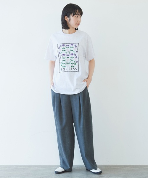 yuni（ユニ ）の「サマーウール 2タックテーパードパンツ（その他