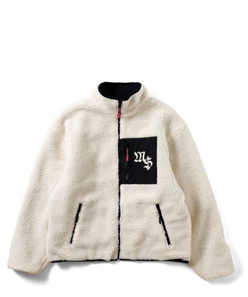 MFC STORE（エムエフシーストア）の「MFC STORE FLAME BALL REVERSIBLE BOA JACKET（ブルゾン・メンズ・モカ/ブラック/アイボリー・M/L/XL）」の22枚目の写真