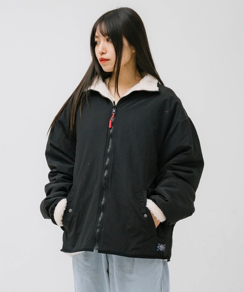 FCBR × READYMADE「スマイルファイヤー」プリントブラックジャケット