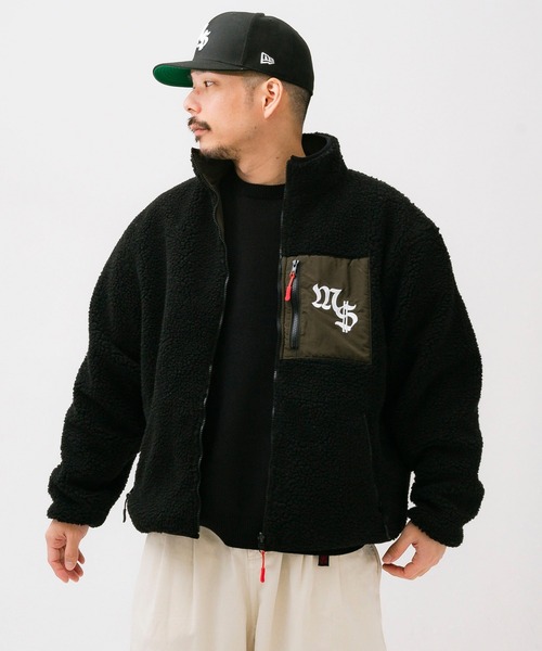 MFC STORE（エムエフシーストア）の「MFC STORE FLAME BALL REVERSIBLE BOA JACKET（ブルゾン・メンズ・モカ/ブラック/アイボリー・M/L/XL）」の18枚目の写真