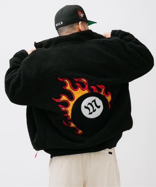 MFC STORE（エムエフシーストア）の「MFC STORE FLAME BALL REVERSIBLE BOA JACKET（ブルゾン・メンズ・モカ/ブラック/アイボリー・M/L/XL）」の20枚目の写真