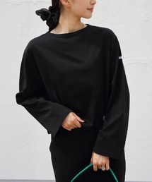 ORCIVAL | ORCIVAL/オーシバル　ボートネックロングスリーブショートプルオーバー　ソリッド　BOATNECK LONGSLEEVE SHORT PULLOVER SOLID　OR-0334 BFJ(Tシャツ/カットソー)