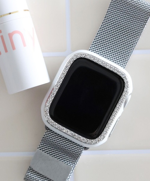 tiny tiny（ティニーティニー）の「Apple Watch / アップルウォッチ エポキラキラカバー[tiny tiny(ティニーティニー)]（スマホグッズ・レディース・オフホワイト/ベビーピンク/ホワイト/ピンク/その他2/その他1/ブラック/チャコール・0）」の3枚目の写真