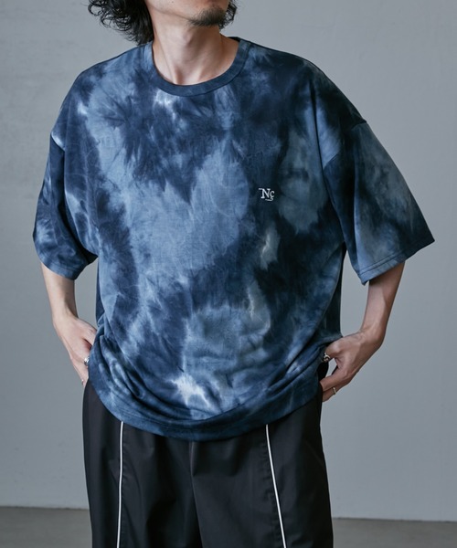Lui's（ルイス）の「【Neucon / ニューコン】24SS 刺繍タイダイBIG T（Tシャツ/カットソー・メンズ・グレー/ブラウン/ネイビー・1/2）」の15枚目の写真