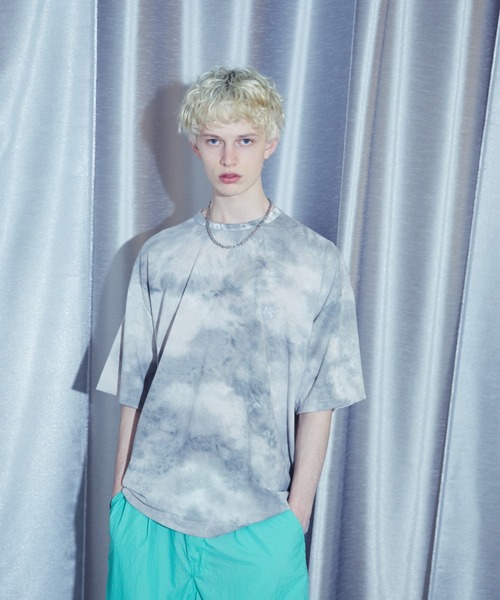 Lui's（ルイス）の「【Neucon / ニューコン】24SS 刺繍タイダイBIG T（Tシャツ/カットソー・メンズ・グレー/ブラウン/ネイビー・1/2）」の18枚目の写真