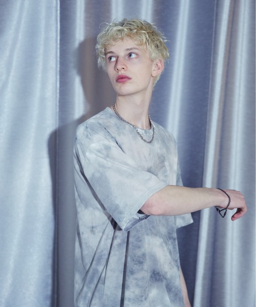 Lui's（ルイス）の「【Neucon / ニューコン】24SS 刺繍タイダイBIG T（Tシャツ/カットソー・メンズ・グレー/ブラウン/ネイビー・1/2）」の19枚目の写真