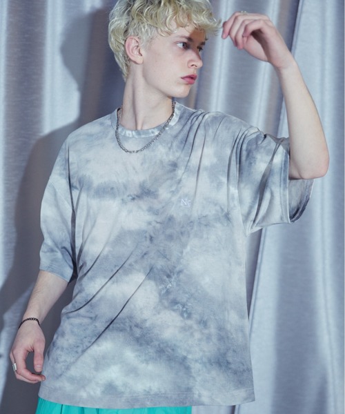 Lui's（ルイス）の「【Neucon / ニューコン】24SS 刺繍タイダイBIG T（Tシャツ/カットソー・メンズ・グレー/ブラウン/ネイビー・1/2）」の20枚目の写真