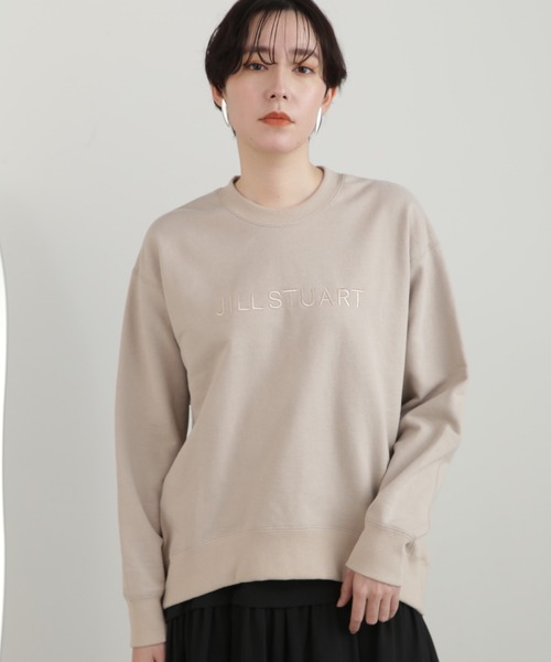 JILL STUART（ジルスチュアート）の「◆JILL エンブロイダリースウェット（スウェット・レディース・グレー/ホワイト/ベージュ/ブラック・FREE）」の4枚目の写真