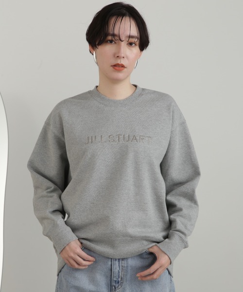 JILL STUART（ジルスチュアート）の「◆JILL エンブロイダリースウェット（スウェット・レディース・グレー/ホワイト/ベージュ/ブラック・FREE）」の3枚目の写真