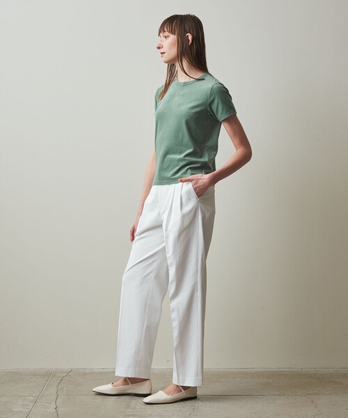 「Steven Alan」 半袖カットソー FREE オフホワイト レディース STEVEN ALAN 「Steven Alan」 半袖カットソー FREE オフホワイト