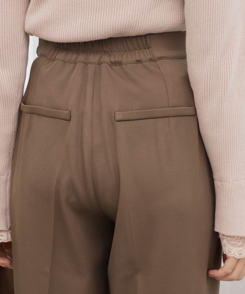 mil(ミル)の「【150㎝前後の小柄さんサイズ】ウエスト折り返しストレートパンツ(その他パンツ・レディース・ブラウン/ピンク/ライトベージュ・M/S/XS)」の16枚目の写真