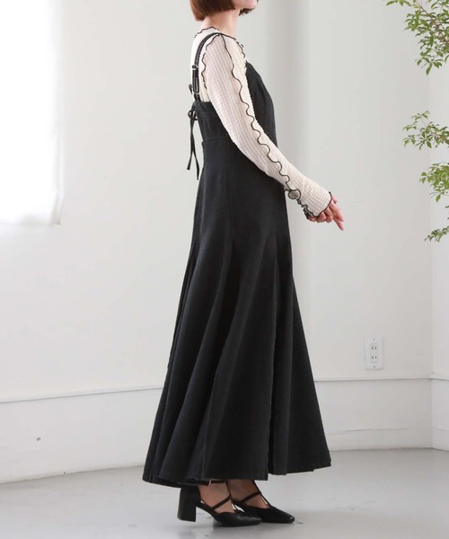 archives(アルシーヴ)の「配色メローチェックJQTOPS(Tシャツ/カットソー・レディース・ピンク系その他/アイボリー/ブラック・MEDIUM)」の9枚目の写真