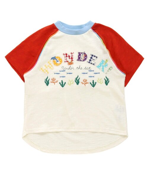 キルティングアップリケビジューTシャツ WHT ホワイト AM.W/PRD TEE / WHITE | ZETA DIVISION STORE