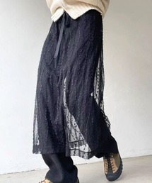 Jewelobe | エンブロイダリーチュールシアーレイヤードスカート(スカート)