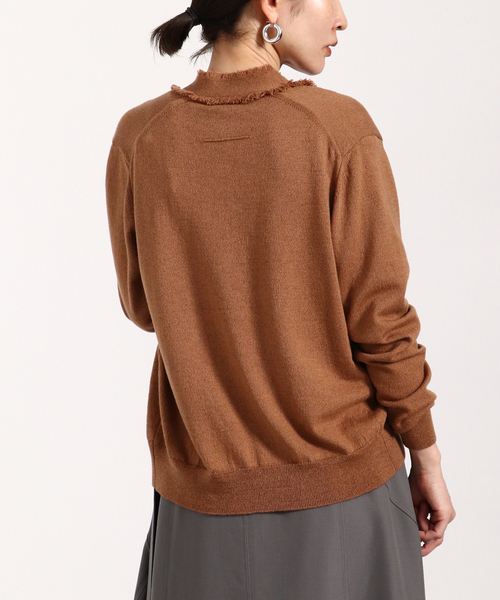 セール】【SLOANE/スローン】別注 14G天竺コットン フリンジVネック  