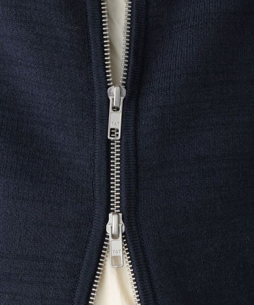 LEPSIM（レプシィム）の「【産前・産後対応】マタニティ／ラインニットカーディガン　992065（マタニティウェア/グッズ・レディース・ダークネイビー/アイボリー・FREE）」の18枚目の写真