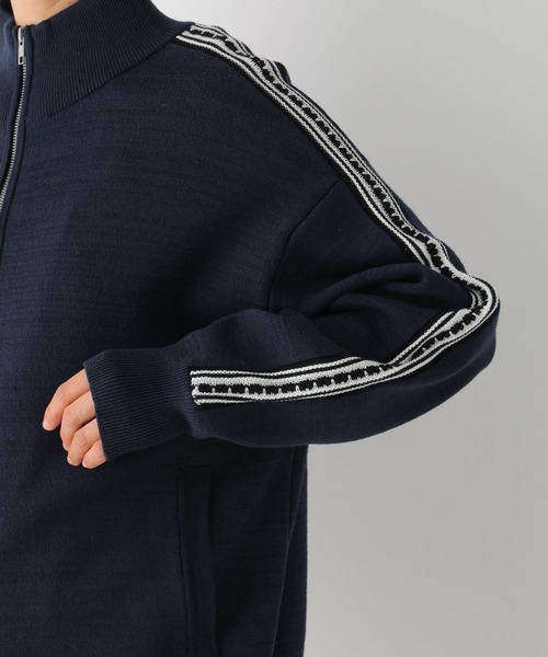 LEPSIM（レプシィム）の「【産前・産後対応】マタニティ／ラインニットカーディガン　992065（マタニティウェア/グッズ・レディース・ダークネイビー/アイボリー・FREE）」の19枚目の写真