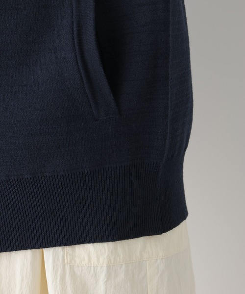 LEPSIM（レプシィム）の「【産前・産後対応】マタニティ／ラインニットカーディガン　992065（マタニティウェア/グッズ・レディース・ダークネイビー/アイボリー・FREE）」の21枚目の写真