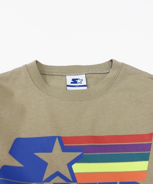 STARTER（スターター）の「STARTER スターター レインボーロゴ 半袖 Tシャツ（Tシャツ/カットソー・キッズ・ブラック/オフホワイト/ネイビー/ベージュ・130cm/140cm/150cm/160cm/110cm/120cm）」の12枚目の写真