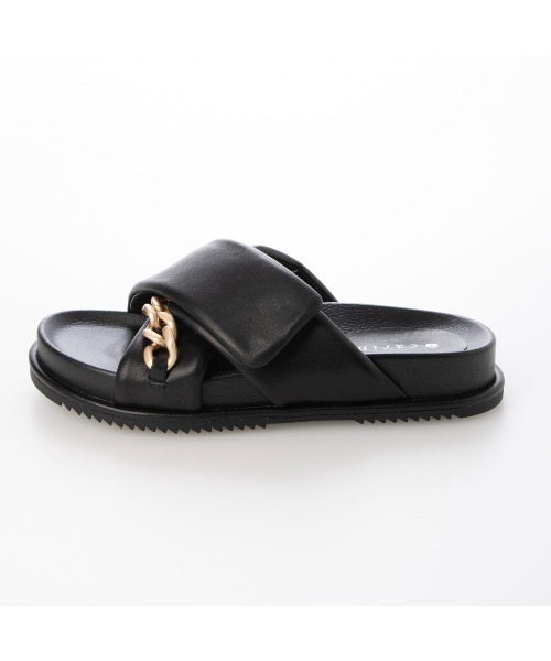 carino（カリーノ）の「チェーンフットベッドサンダル（サンダル・レディース・ブラック/キャメル・L/M/S/LL）」の8枚目の写真