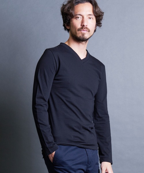NOBLE◆長袖カットソー/FREE/ポリエステル/BEG/25-070-240-5000-1-0 ロングスリーブTシャツ（Tシャツ／カットソー）｜B.C STOCK