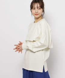 niko and... | クロップドレイヤーセットプルオーバー(Tシャツ/カットソー)