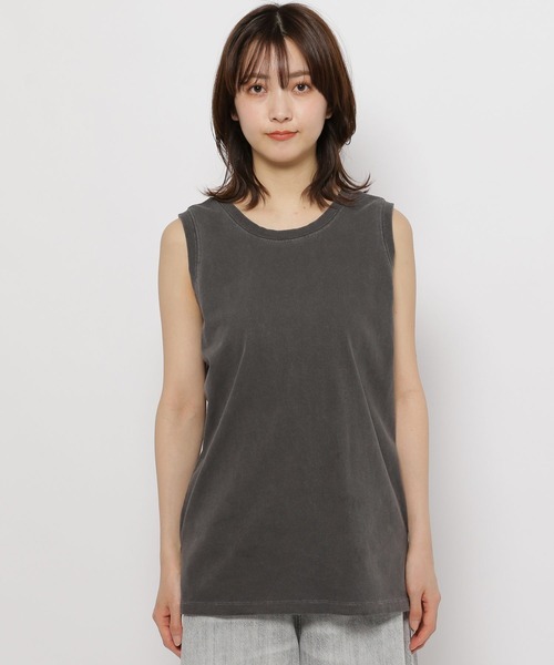 niko and...（ニコアンド）の「クロップドレイヤーセットプルオーバー（Tシャツ/カットソー・レディース・オフホワイト/ラベンダー/チャコール・FREE）」の13枚目の写真