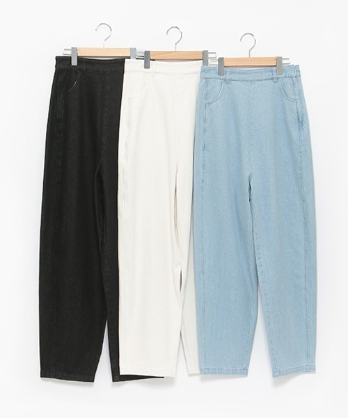 petit main LIEN（プティマインリアン）の「【LADIES】美脚デニムパンツ（デニムパンツ・レディース・ホワイト/ブラック/サックスブルー・S/M）」の13枚目の写真