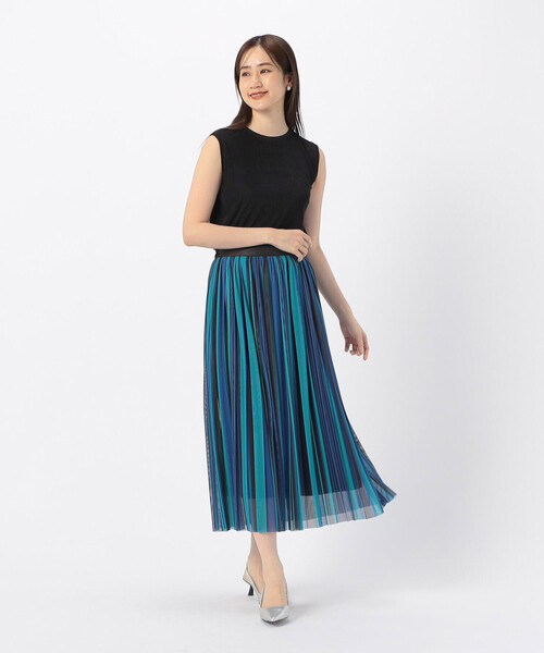 COMME CA ISM(コムサイズム)の「シャイニー タンクトップ(タンクトップ・レディース・アイボリー/ブラック/カーキ・MEDIUM/LARGE)」の7枚目の写真