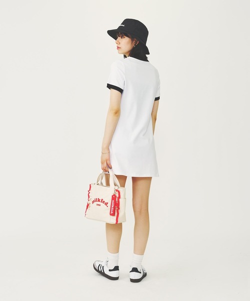 MILKFED.(ミルクフェド)の「LOVE MILKFED. MINI DRESS(ワンピース・レディース・ネイビー/ホワイト/ブラック・M/S)」の13枚目の写真