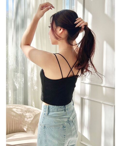 RESEXXY（リゼクシー）の「パッドインキャミソール（キャミソール・レディース・ホワイト/ブラック/オレンジ・FREE）」の12枚目の写真