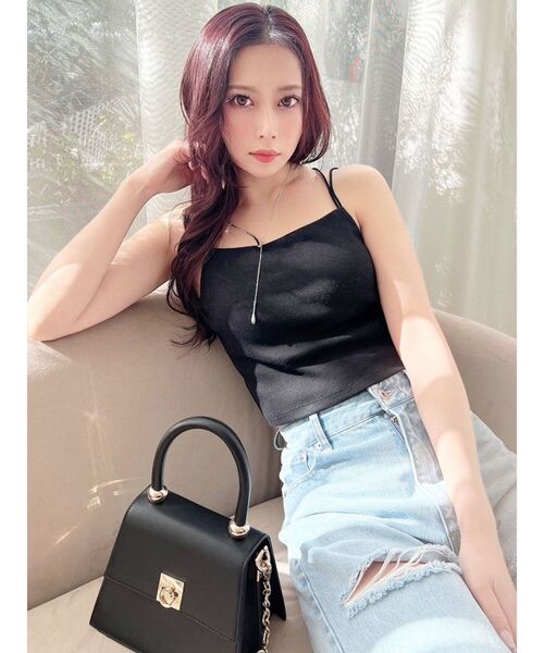 RESEXXY（リゼクシー）の「パッドインキャミソール（キャミソール・レディース・ホワイト/ブラック/オレンジ・FREE）」の11枚目の写真