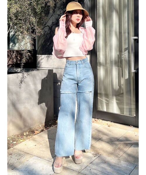 RESEXXY（リゼクシー）の「パッドインキャミソール（キャミソール・レディース・ホワイト/ブラック/オレンジ・FREE）」の16枚目の写真