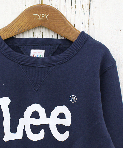 Lee（リー）の「【Lee×CIAOPANIC TYPY】Lee別注ロゴスウェット（スウェット・キッズ・ホワイト/グレー/ネイビー・110/100/120/130）」の5枚目の写真