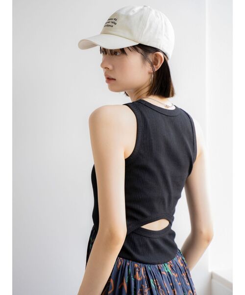 Ungrid(アングリッド)の「バックオープンドッキングワンピース(ワンピース・レディース・ブラック/グリーン系その他/その他1・FREE)」の9枚目の写真