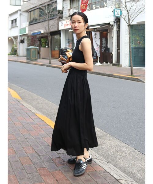 Ungrid(アングリッド)の「バックオープンドッキングワンピース(ワンピース・レディース・ブラック/グリーン系その他/その他1・FREE)」の11枚目の写真