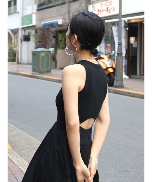 Ungrid(アングリッド)の「バックオープンドッキングワンピース(ワンピース・レディース・ブラック/グリーン系その他/その他1・FREE)」の13枚目の写真