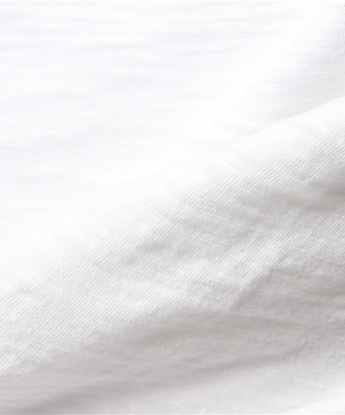 OUTLET(アウトレット)の「【CIAOPANIC TYPY】ヘビースラブモックネックTee(Tシャツ/カットソー・メンズ・ホワイト/ネイビー・LARGE/MEDIUM)」の6枚目の写真
