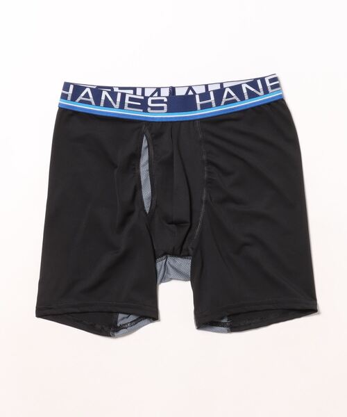 HANES（ヘインズ）の「【HANES/ヘインズ】【ムレない・スレない】トータルサポートポーチ ボクサーパンツ 特許構造 吸汗速乾 ポジションキープ（ボクサーパンツ・メンズ・ブラック/グレー/ネイビー/モスグリーン・LARGE/X-LARGE/MEDIUM）」の4枚目の写真