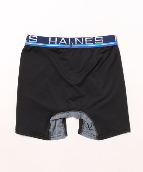 HANES（ヘインズ）の「【HANES/ヘインズ】【ムレない・スレない】トータルサポートポーチ ボクサーパンツ 特許構造 吸汗速乾 ポジションキープ（ボクサーパンツ・メンズ・ブラック/グレー/ネイビー/モスグリーン・LARGE/X-LARGE/MEDIUM）」の5枚目の写真