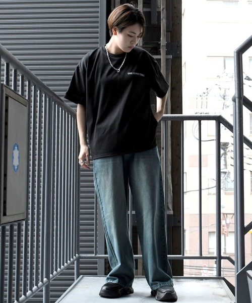 セール】oversize girls print T-shirt/オーバーサイズ ガールズ