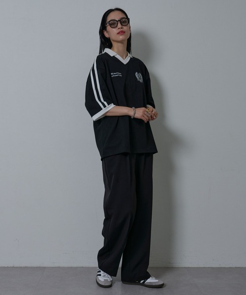 COLONY 2139（コロニートゥーワンスリーナイン）の「ラインスキッパー半袖T（Tシャツ/カットソー・メンズ・ホワイト/ブラック・MEDIUM/LARGE）」の12枚目の写真