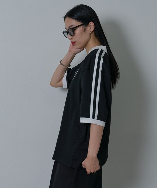 COLONY 2139（コロニートゥーワンスリーナイン）の「ラインスキッパー半袖T（Tシャツ/カットソー・メンズ・ホワイト/ブラック・MEDIUM/LARGE）」の5枚目の写真